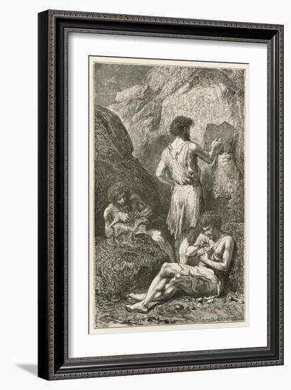 Les Precurseurs De Raphael Et De Michel-Ange-Emile Antoine Bayard-Framed Giclee Print