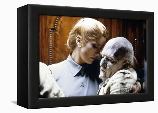 Les predateurs HUNGER by Tony Scott with Catherine Deneuve and David Bowie, 1983 (photo)-null-Framed Stretched Canvas