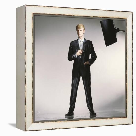 Les predateurs HUNGER by Tony Scott with David Bowie, 1983 (photo)-null-Framed Stretched Canvas