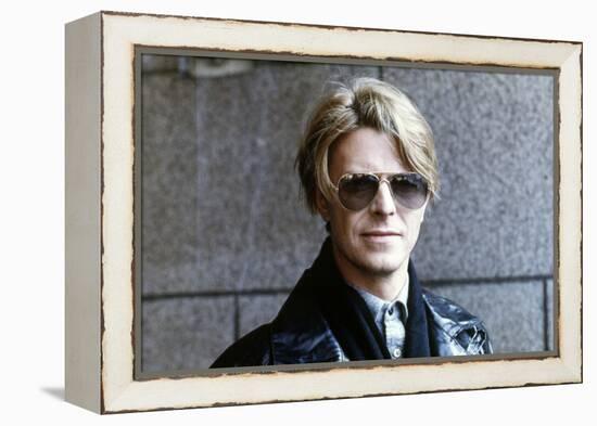 Les predateurs HUNGER, by Tony Scott with David Bowie, 1983 (photo)-null-Framed Stretched Canvas