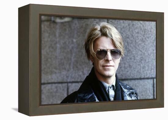 Les predateurs HUNGER, by Tony Scott with David Bowie, 1983 (photo)-null-Framed Stretched Canvas