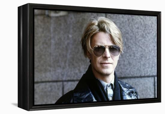 Les predateurs HUNGER, by Tony Scott with David Bowie, 1983 (photo)-null-Framed Stretched Canvas