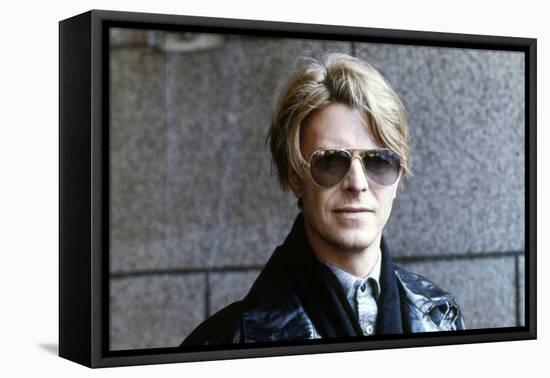 Les predateurs HUNGER, by Tony Scott with David Bowie, 1983 (photo)-null-Framed Stretched Canvas