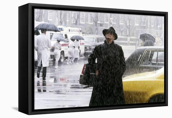 Les predateurs HUNGER, by Tony Scott with David Bowie, 1983 (photo)-null-Framed Stretched Canvas