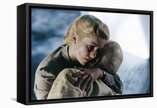 Les Predateurs THE HUNGER by Tony Scott with Catherine Deneuve, David Bowie, 1983, (photo)-null-Framed Stretched Canvas