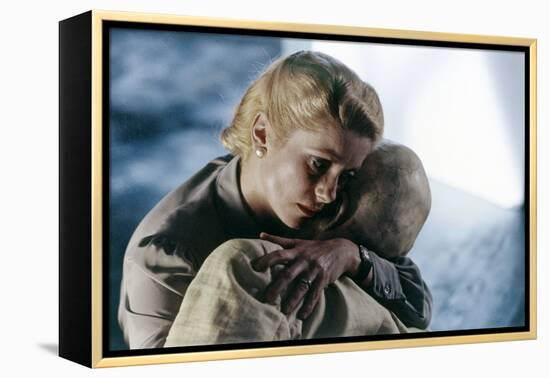 Les Predateurs THE HUNGER by Tony Scott with Catherine Deneuve, David Bowie, 1983, (photo)-null-Framed Stretched Canvas