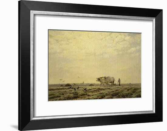 Les premiers sillons ; Haute Alsace, dit aussi le laboureur-Henri Zuber-Framed Giclee Print