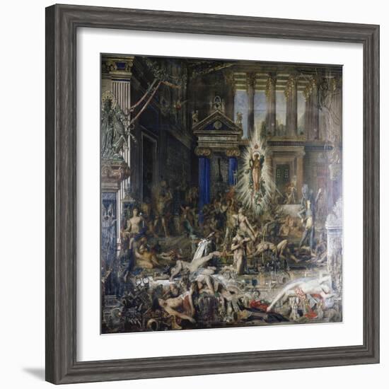 Les Pretendants. Started in 1852-Gustave Moreau-Framed Giclee Print