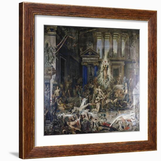 Les Pretendants. Started in 1852-Gustave Moreau-Framed Giclee Print