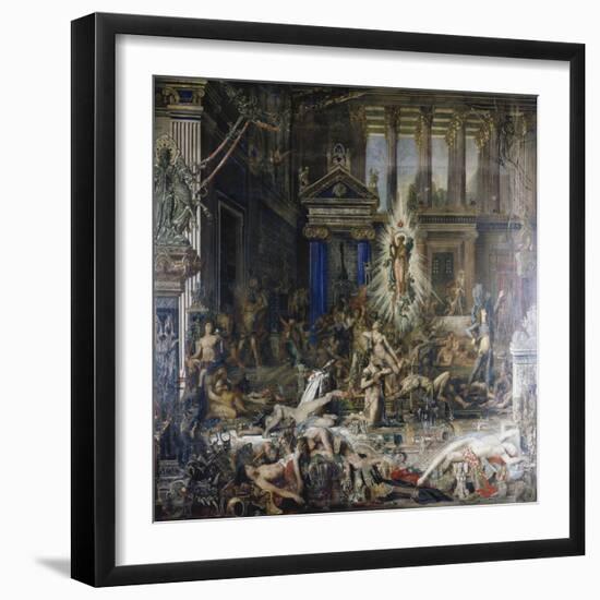 Les Pretendants. Started in 1852-Gustave Moreau-Framed Giclee Print