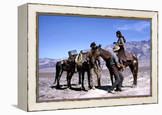 Les Professionnels THE PROFESSIONALS by Richard Brooks with Woody Strode, Robert Ryan and Claudia C-null-Framed Stretched Canvas