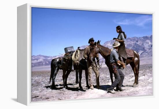 Les Professionnels THE PROFESSIONALS by Richard Brooks with Woody Strode, Robert Ryan and Claudia C-null-Framed Stretched Canvas