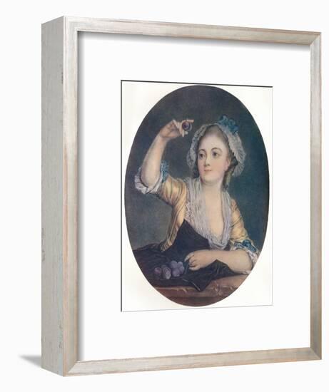 'Les Prunes', c18th century-P Davesne-Framed Giclee Print