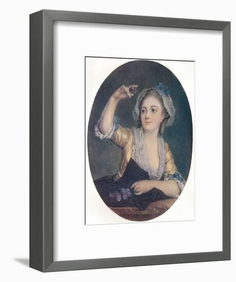 'Les Prunes', c18th century-P Davesne-Framed Giclee Print