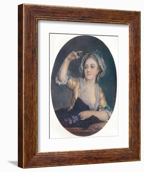 'Les Prunes', c18th century-P Davesne-Framed Giclee Print