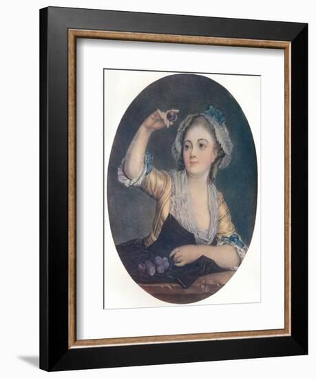 'Les Prunes', c18th century-P Davesne-Framed Giclee Print