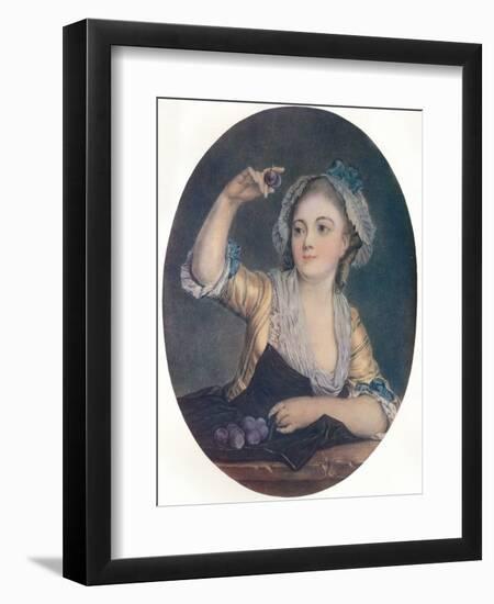 'Les Prunes', c18th century-P Davesne-Framed Giclee Print