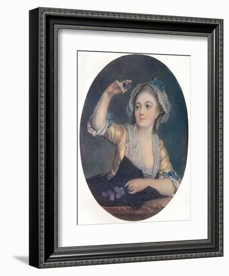 'Les Prunes', c18th century-P Davesne-Framed Giclee Print