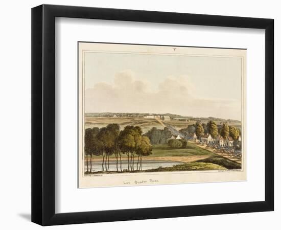 Les Quatre Bras-C. C. Hamilton-Framed Giclee Print