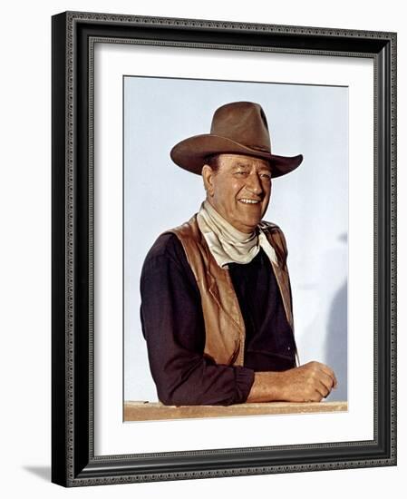 Les Quatre Fils De Katie Helder the Sons of Katie Helder De Henry Hathaway Avec John Wayne, 1965-null-Framed Photo