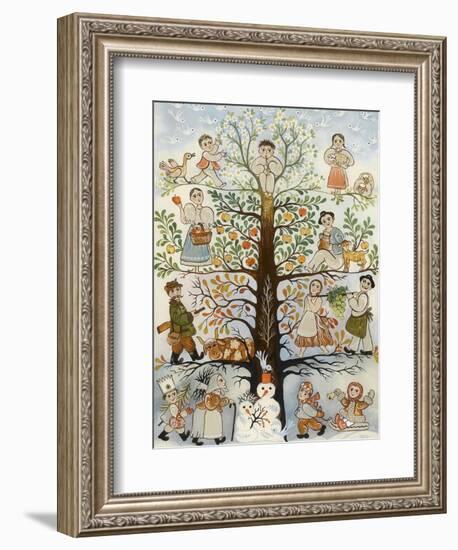 Les quatre saisons-null-Framed Giclee Print