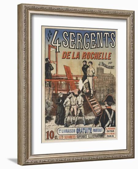 Les quatre sergents de La Rochelle (1822)-null-Framed Giclee Print