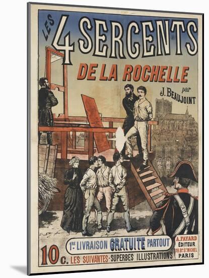 Les quatre sergents de La Rochelle (1822)-null-Mounted Giclee Print