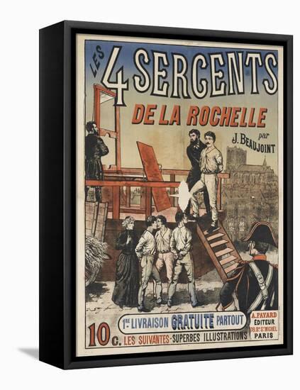 Les quatre sergents de La Rochelle (1822)-null-Framed Premier Image Canvas