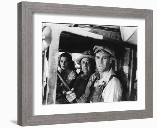 Les Raisins de la colere The Grapes of Wrath 1940 de JohnFord avec Henry Fonda et Jane Darwell 1940-null-Framed Photo