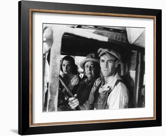 Les Raisins de la colere The Grapes of Wrath 1940 de JohnFord avec Henry Fonda et Jane Darwell 1940-null-Framed Photo