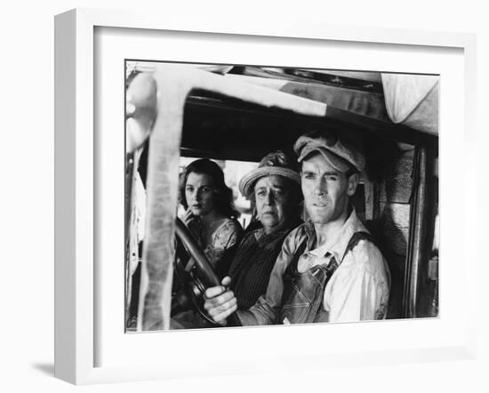Les Raisins de la colere The Grapes of Wrath 1940 de JohnFord avec Henry Fonda et Jane Darwell 1940-null-Framed Photo
