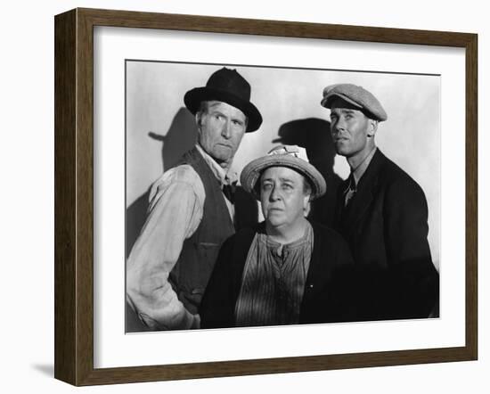 Les Raisins de la colere The Grapes of Wrath de John Ford avec Russell Simpson, Jane Darwell et Hen-null-Framed Photo