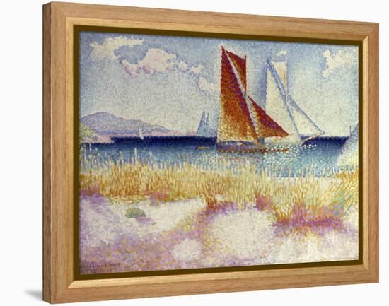 Les Regates, 1895-Henri Edmond Cross-Framed Premier Image Canvas