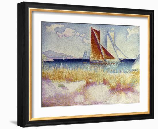 Les Regates, 1895-Henri Edmond Cross-Framed Giclee Print