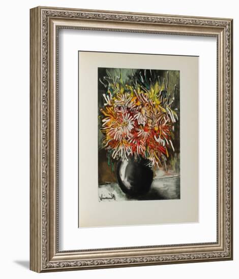 Les Reines-Marguerites, 1955-Maurice De Vlaminck-Framed Collectable Print