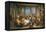 Les romains de la decadence, 1847.-Thomas Couture-Framed Premier Image Canvas