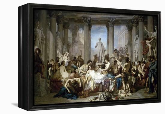 Les Romains de la Decadence-Thomas Couture-Framed Premier Image Canvas