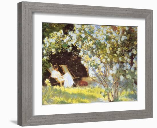 Les Roses-Peder Severin Kröyer-Framed Art Print