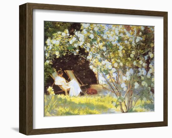 Les Roses-Peder Severin Kröyer-Framed Art Print