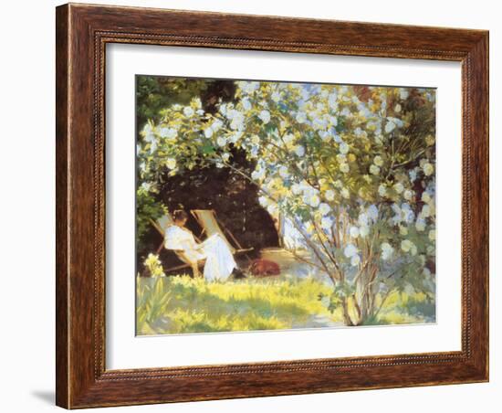 Les Roses-Peder Severin Kröyer-Framed Art Print