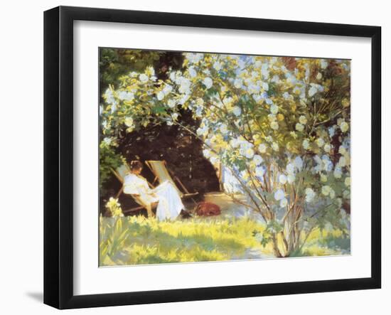 Les Roses-Peder Severin Kröyer-Framed Art Print