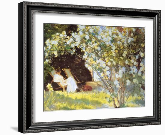 Les Roses-Peder Severin Kröyer-Framed Art Print