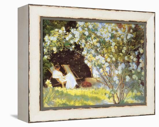 Les Roses-Peder Severin Kröyer-Framed Stretched Canvas