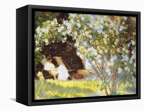 Les Roses-Peder Severin Kröyer-Framed Stretched Canvas