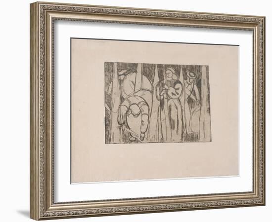 Les Rouisseuses (The Flax Gatherers) 1893-Armand Seguin-Framed Giclee Print