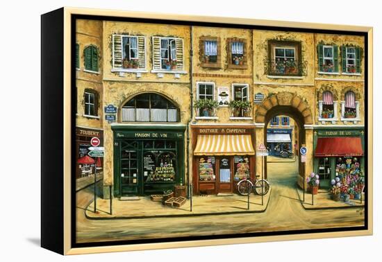 Les Rues De Paris-Marilyn Dunlap-Framed Stretched Canvas