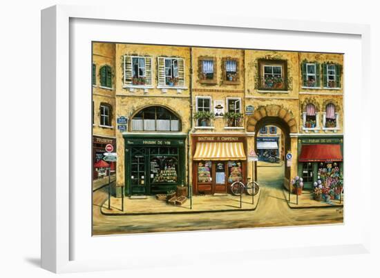 Les Rues De Paris-Marilyn Dunlap-Framed Premium Giclee Print