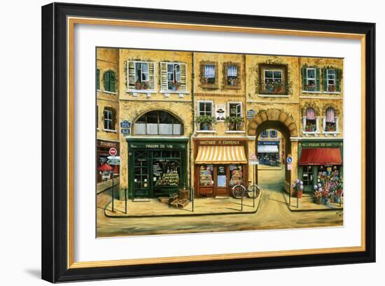 Les Rues De Paris-Marilyn Dunlap-Framed Premium Giclee Print