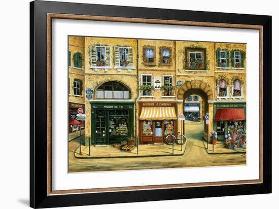 Les Rues De Paris-Marilyn Dunlap-Framed Art Print