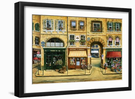 Les Rues De Paris-Marilyn Dunlap-Framed Art Print